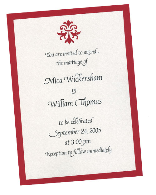 wedding invitation font
